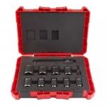 MILWAUKEE® - COFFRET 10 DOUILLES SHOCKWAVE 1/2
