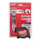 MILWAUKEE® - LOT MÈTRE STUD 2 + DÉCAPSULEUR TRILOBE